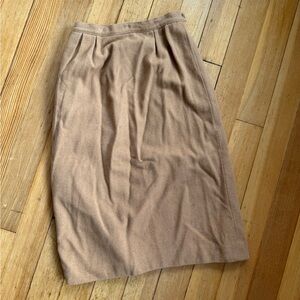 Vintage cashmere + wool skirt fully lined 26” waist